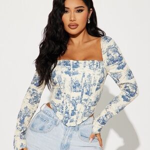Floral corset